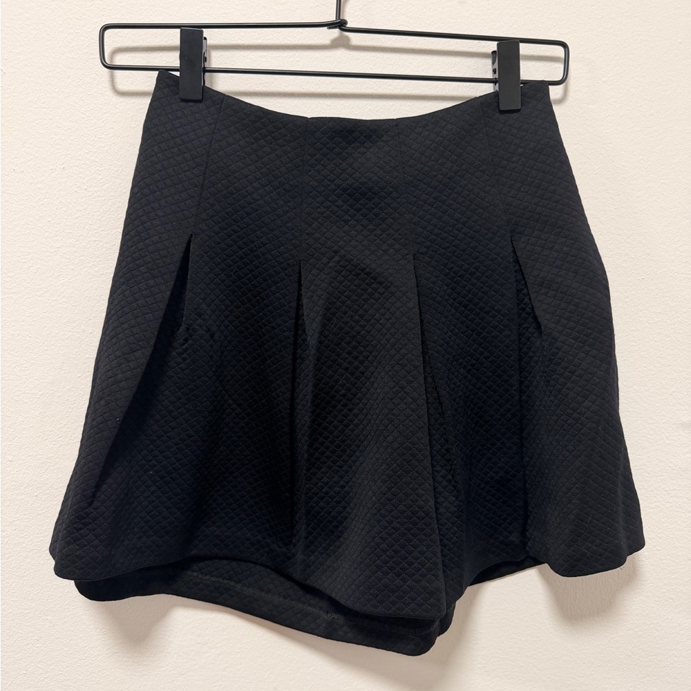 Alice + Olivia Black Mini Skirt